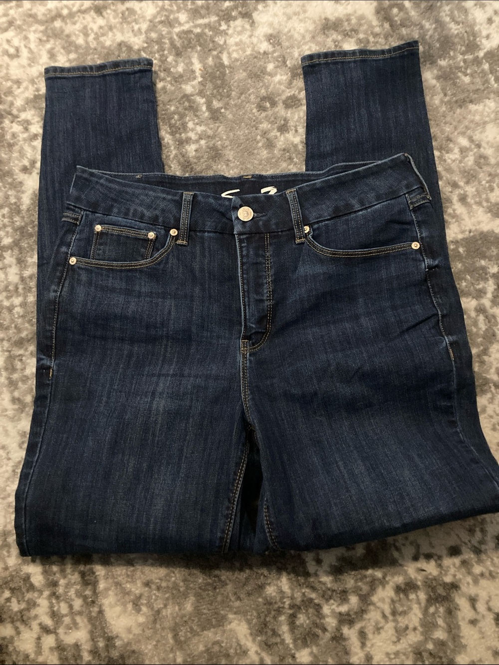 Seven7 Women's Dark Indigo Skinny Jeans